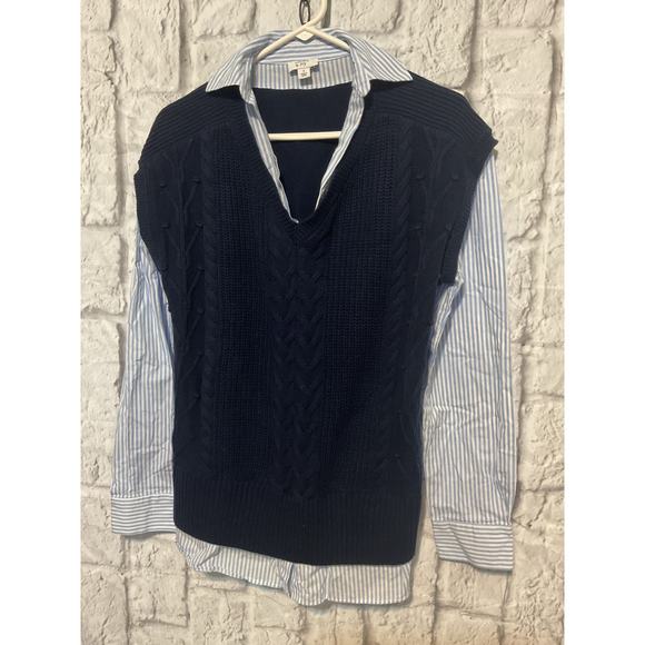 NEW Crown & Ivy Sweater Vest Shirt Small - Picture 5 of 12